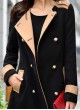 Contrasted Color Coat